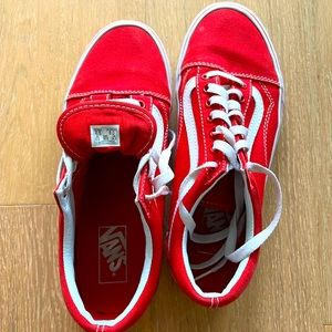 Red Old Skool Vans